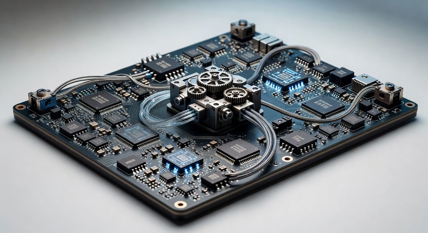 Advanced Robotics and Automation System circuit board